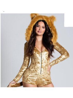 Viral Sexy Cecil the Lion Costume by Yandy S/M Faux Fur Halloween Cosplay Furry